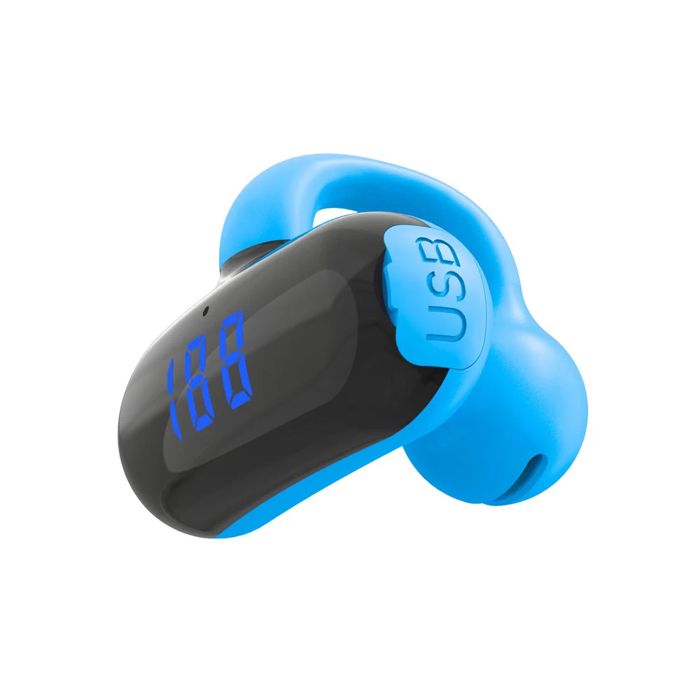 F20 Bone Conduction Bluetooth 5.3 Earphone Long Standby Wireless Open Headset Bluetooth Headphones Sports MP3 Earbuds 88 Hours