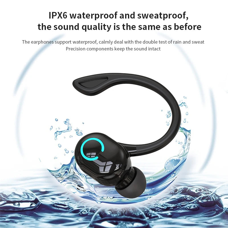 Oreillette Bluetooth 5.2 Sans Fil VAORLO S10 – HiFi Bass, Réduction de Bruit, Micro HD, Waterproof