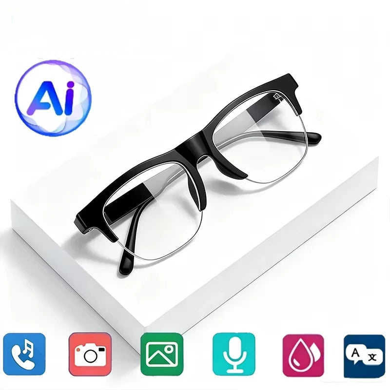 Lunettes Intelligentes Lenovo D12 – Assistant Vocal, Bluetooth 5.3, Musique & Appels Mains Libres | 2026