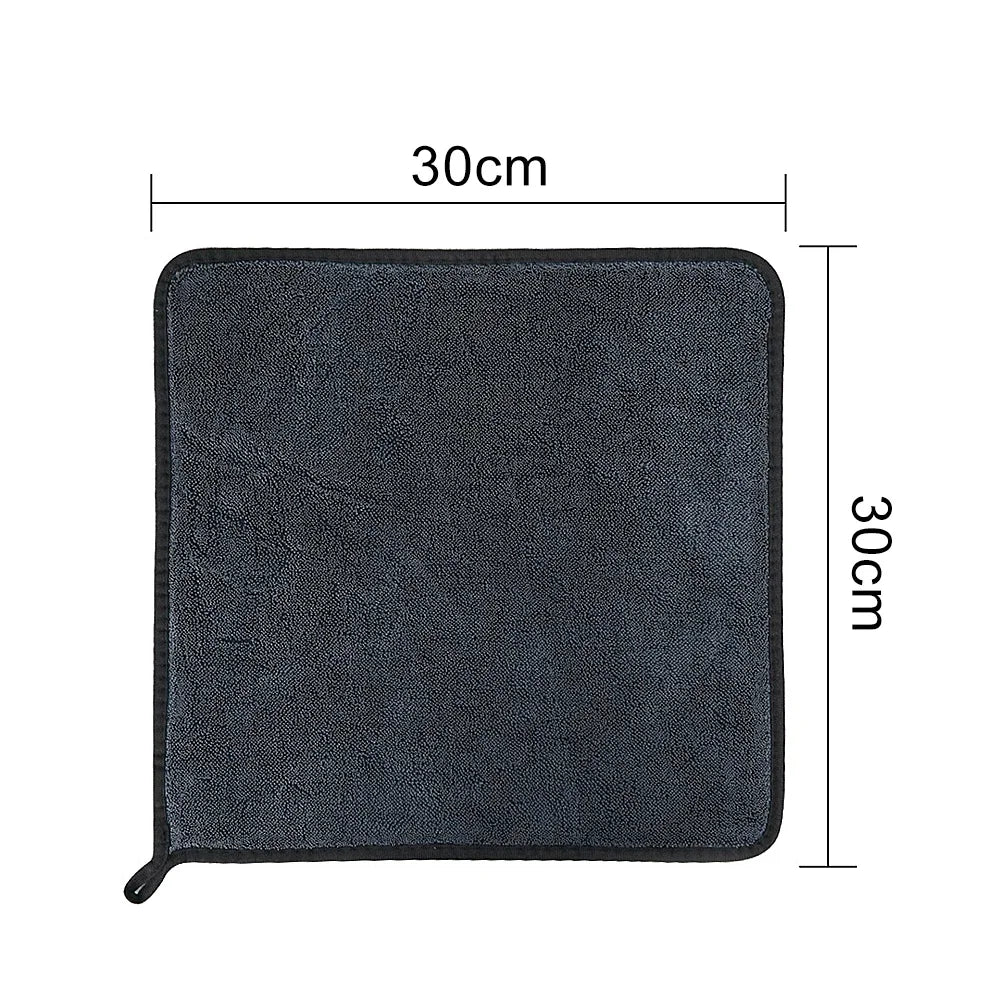 Serviettes en Microfibre Épaisse Double Face – Lavage Voiture, Cuisine & Maison | Super Absorbantes