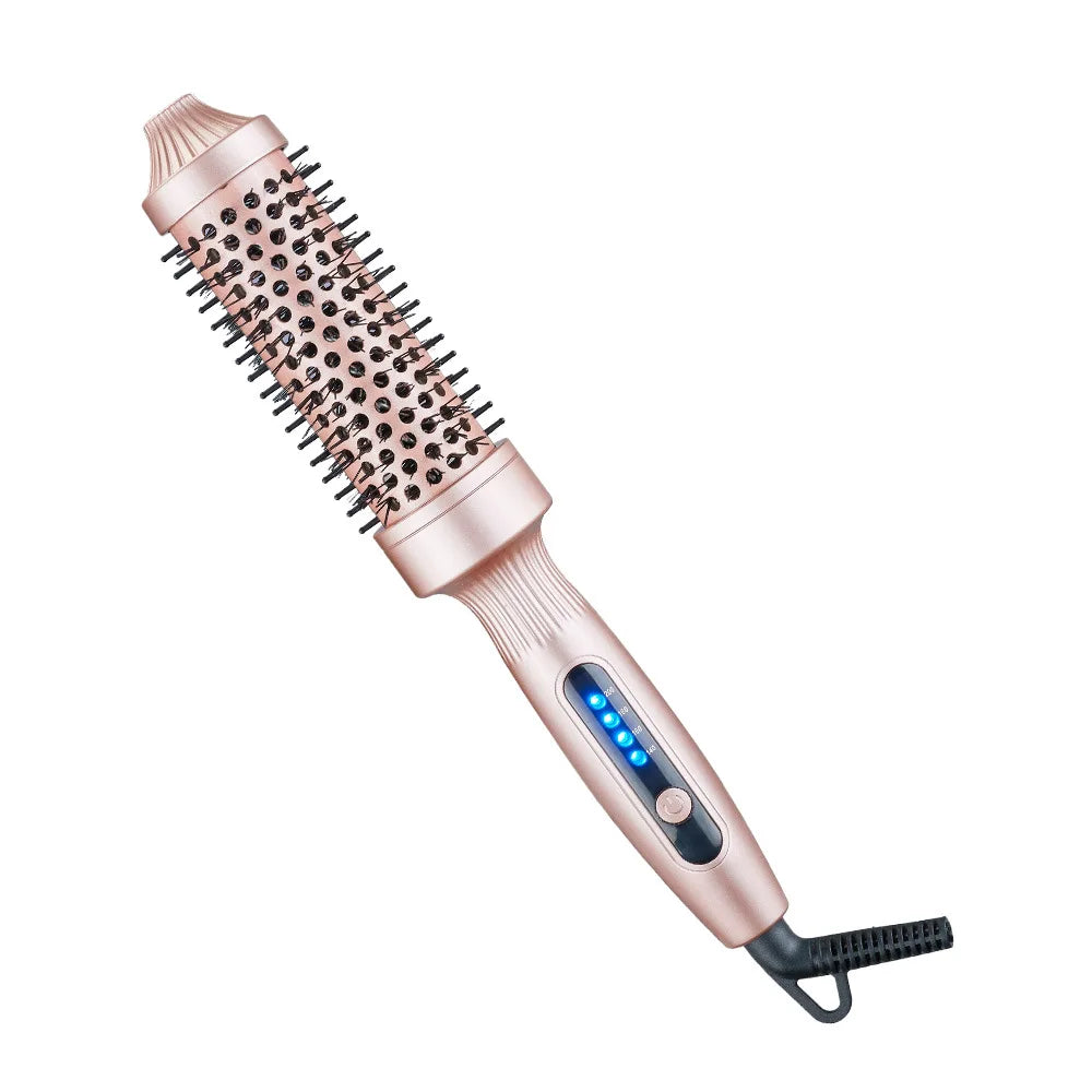 Fer à lisser ionique 3 en 1 – Fer à friser professionnel avec brosse chauffante
