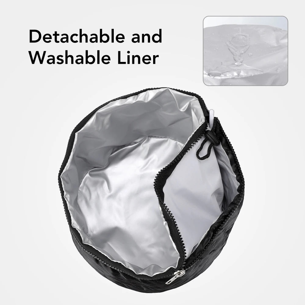 Bonnet Vapeur Chauffant Hailicare – 9 Températures, 5 Minuteries, Cuir PU, Soin Capillaire Spa Maison