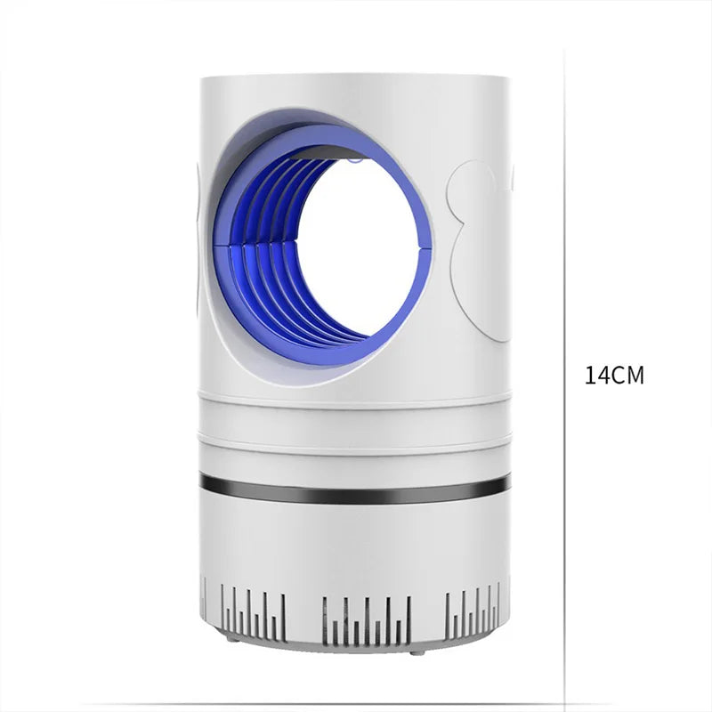 Lampe anti-moustiques électrique LED USB – Piège à insectes silencieux pour maison, chambre et bureau