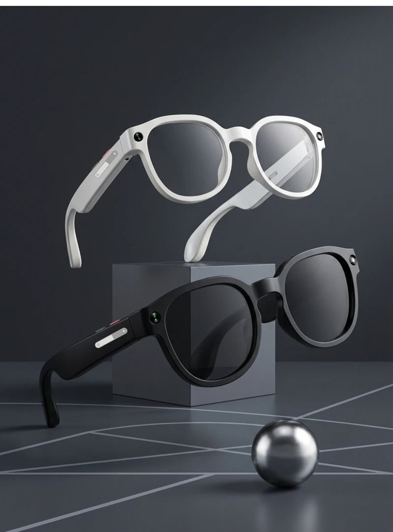 Lunettes Intelligentes IA Lenovo 2026 – Caméra HD 8MP, Vidéo 4K, Traduction IA, Appel Bluetooth & Musique