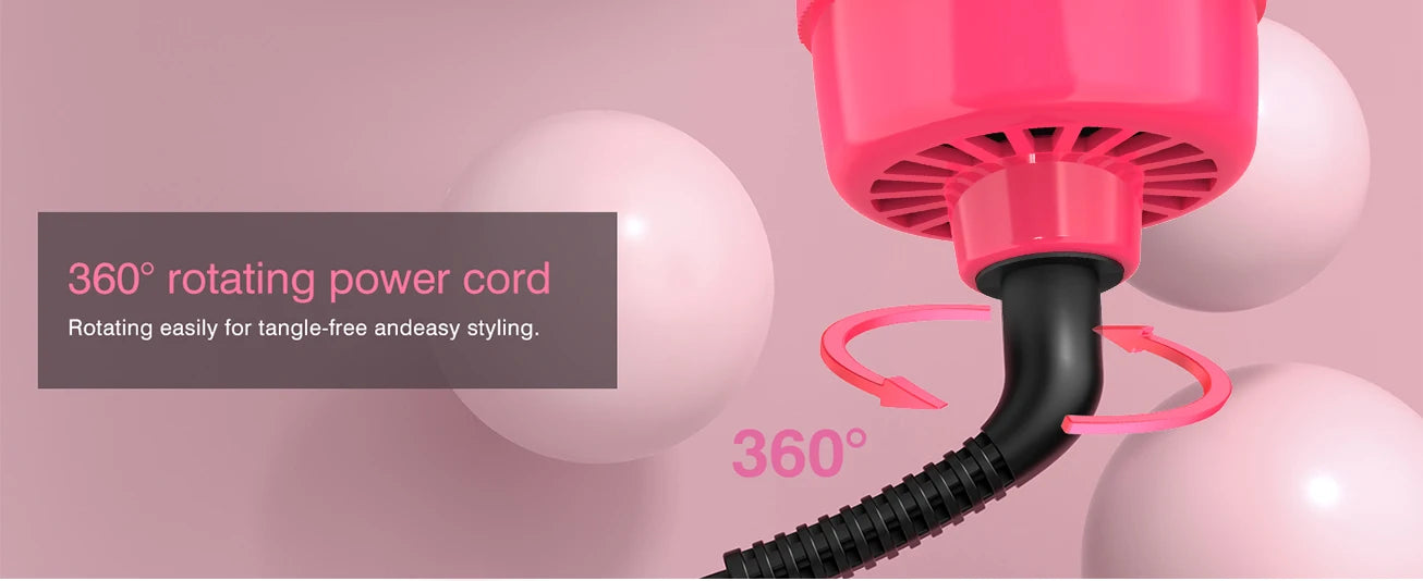 LISAPRO 2 en 1 une étape sèche-cheveux et volumateur lisseur brosse à Air chaud bigoudi beauté et santé coiffage