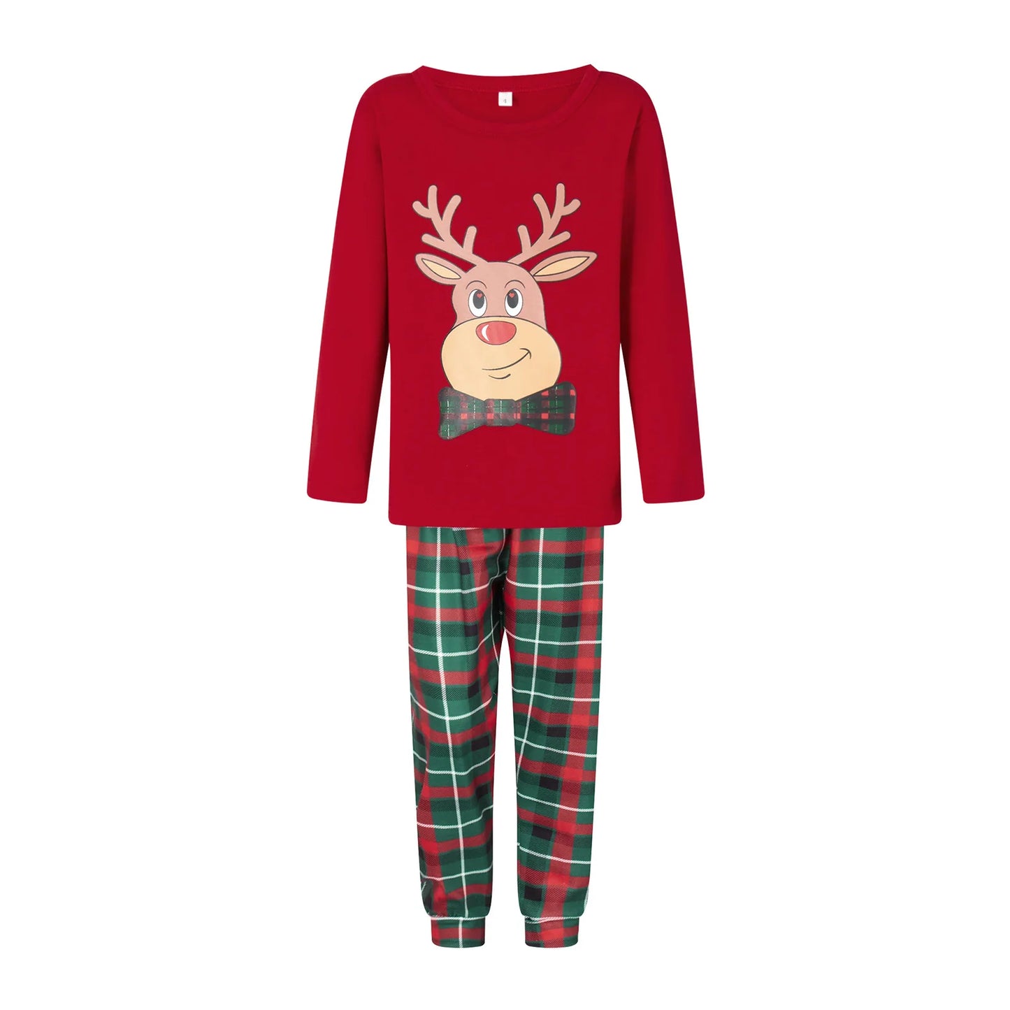 Tenues de Noël pour Mère, Père et Enfants, Ensemble de Pyjamas Assortis, Pyjamas Décontractés à Motif de Renne, Look Familial de Noël, Vêtements de Fête, Cadeau